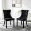 Chaises de salle à manger en velours classique-422065990