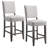 Jennifer Home Upholstered Back Stool with Wood Base for Kitchen-87378905-117574649