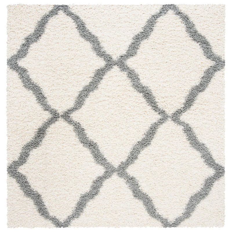 Sgd-Dallas Shag Performance Geometric Rug, Square 6'