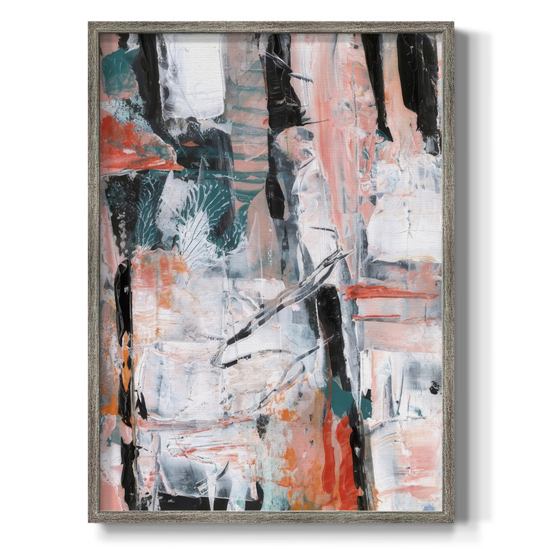 Miami Vibes II Framed Print - Solid Wood, 30" H x 24" W