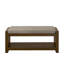 Banc d'appoint de 40 po avec étagère à chaussures inférieure, banc de siège rembourré pour le salon, banc de bout de lit compact moderne avec rangement pour sièges de chambre à coucher, coussin amovible-1451209170-1451208744
