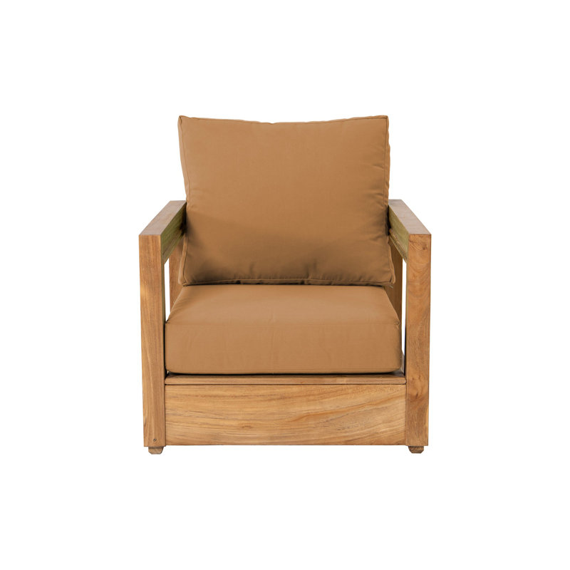 Chatsworth Outdoor 13 - Piece Teak Conversation Set, Camel