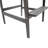 Outdoor Acacia Wood Adirondack Barstools, Set Of 2, Dark Gray-142011327