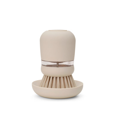 Brabantia SinkSide Dishwashing Liquid Dispensing Scrubbing Brush