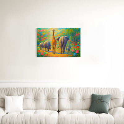 Safari Harmony - impressions sur toile murales