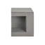 Table d'appoint carrée moderne de 25 po - Table d'appoint polyvalente intérieure / extérieure pour le salon, la chambre à coucher ou le patio (table de chevet / table de bout contemporaine)-296325265