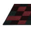 Tapis brun à carreaux lavable à la machine-1223015461