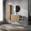 Meuble-lavabo mural sophistiqué avec caractéristiques pratiques