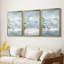 Christmas Holiday Art CLxxv - Toile tendue avec châssis sur mesure - 3 pièces-249284148-249284146