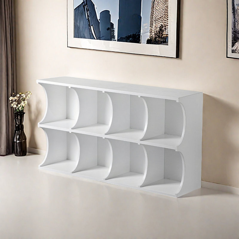 Belmar, Blanc, H 25,5 po x l 47,6 po x P 11,8 po