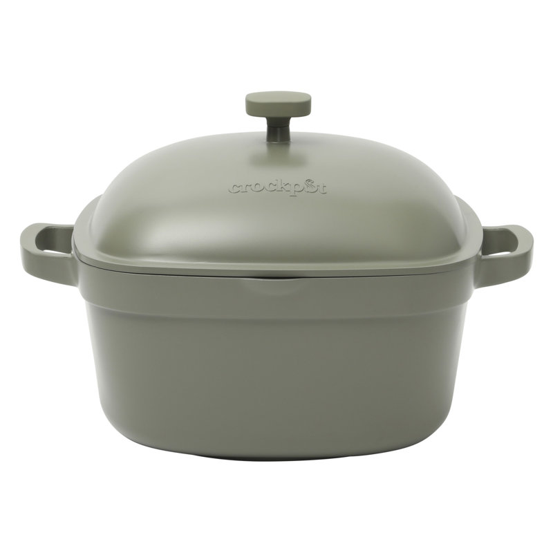Faitout en aluminium coulé léger Crock-Pot Northvale, Vert sauge mat