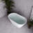 54" Streamline Soaking Freestanding Tub With Internal Drain-108964623