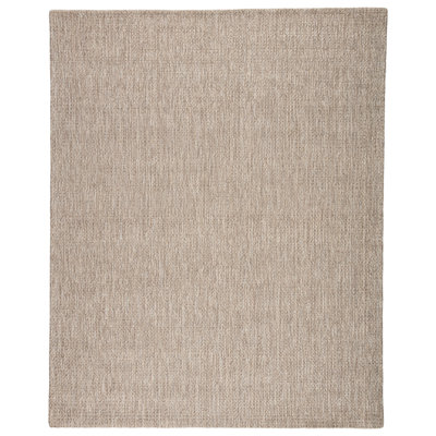 Tapis gris tissé à la main Cullan