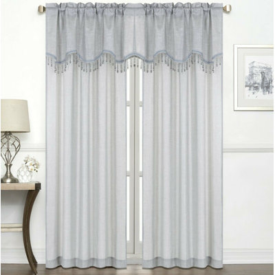 Ramsay Semi Sheer Curtain Pair