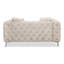 Causeuse capitonnée Hedin 68,5 po