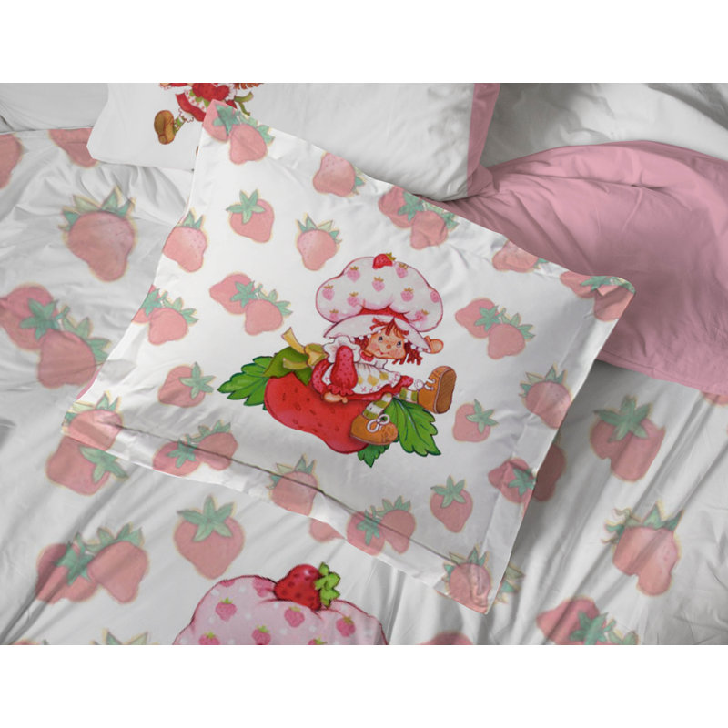 Ensemble de literie pour lit simple 5 pièces Strawberry Shortcake Berry Berry
