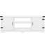 Grande console de télévision au design moderne, pour téléviseur de 70 po, blanc, unité de rangement fonctionnelle inspirée, pouvant accueillir-1949323218