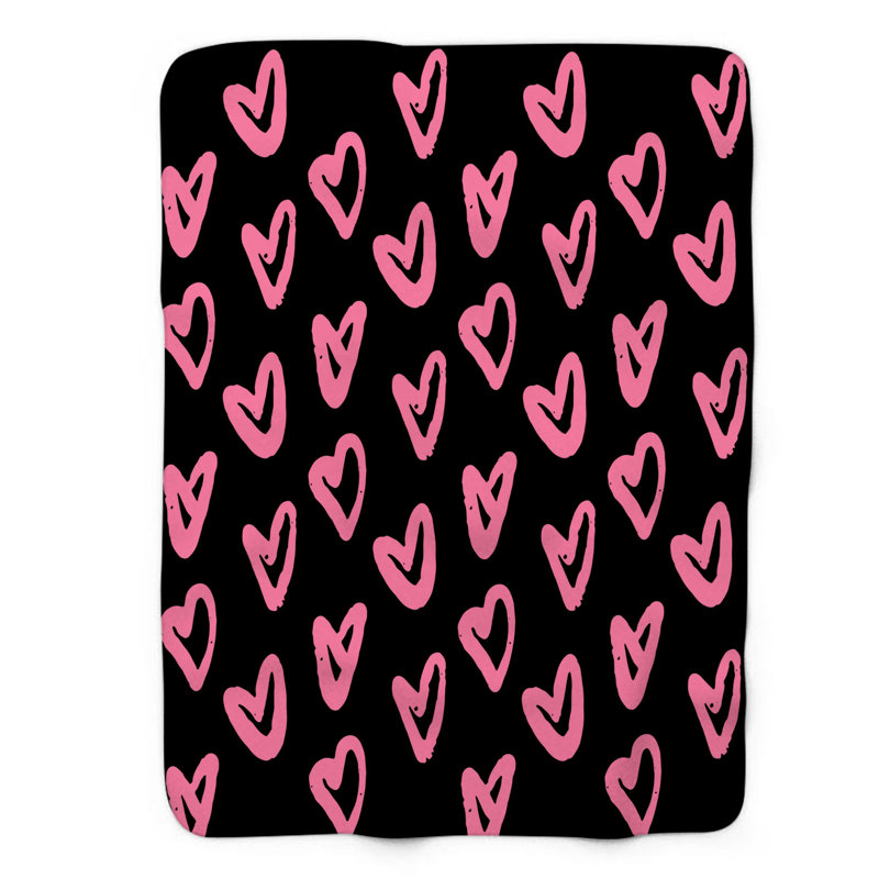 MentionedYou Inked Affection Sherpa Blanket - Thumbnail 2