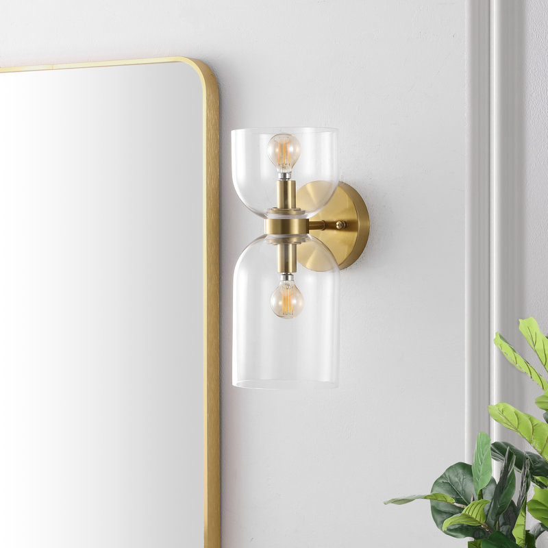 Oregon 2 - Light Armed Sconce, Clear
