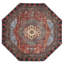 Heriz Checked Red Washable Rug-916999041
