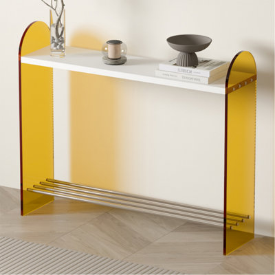 Console décorative minimaliste en acrylique