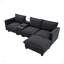 Canapé modulaire 109 "57" avec console Cloud, port de charge USB, lampe de lecture, porte-gobelet-1891429469