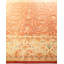Tapis rouge en laine noué à la main de conception unique 9 pi 3 po x 12 pi 2 po Daleyzah Mogul