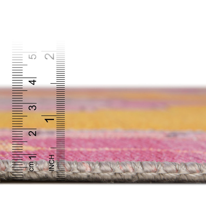 Tapis traditionnel jaune opie, Rectangle 2 pi x 3 pi