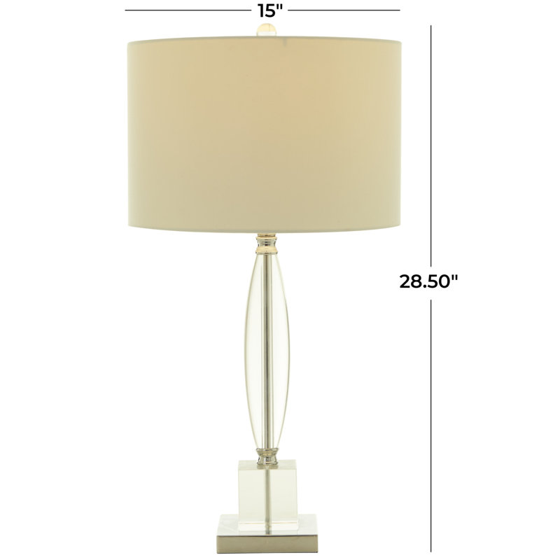 Lampe de table 28,5 "grise