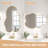 Irregular Cloud Shaped Metal Framed Wall Mirror-30869370