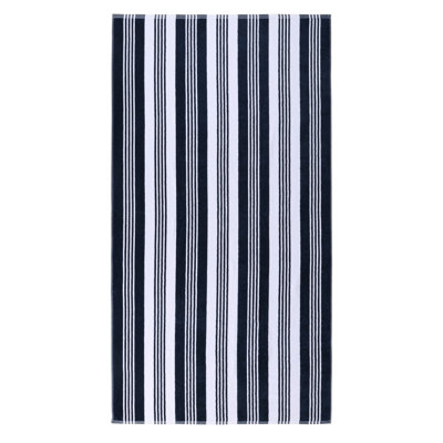 Makenna 100% Cotton Oversized Quick Dry Striped Beach Towel