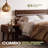 Callisto 2-Piece Queen size Solid Wood Bedroom Set with Platform Bed and Nightstand, Walnut Finish-857537432-857537431