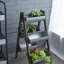 Pot à fleurs pliable en ardoise en bois galvanisé 14,2 po x 7,5 po x 70,9 po Farmhouse