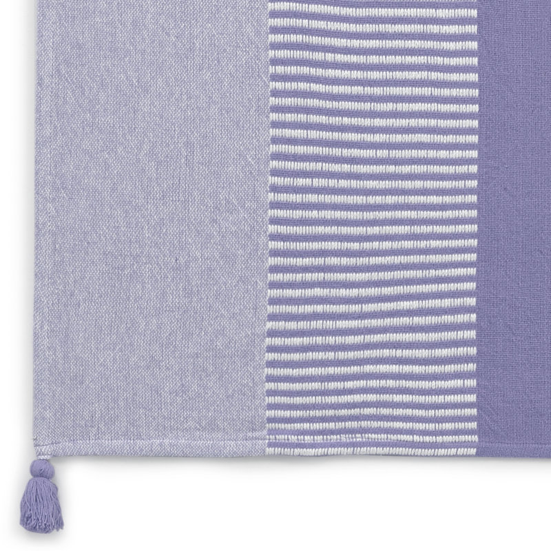 Hand Woven Throw Blanket, Purple