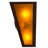 Vanesa Steel Flush Mounted Sconce