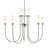  LED 2-Tier Traditional Chandelier with Layered Glass-111187484-111187485-111187489