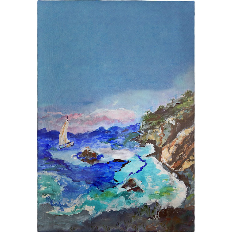 Serviette d'invité Voile les falaises