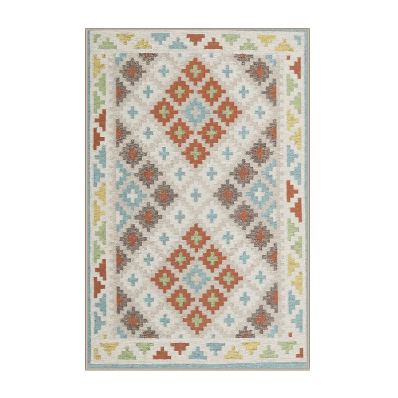 Tapis contemporain gris, Rectangle 7 pi x 10 pi
