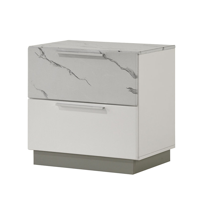 Witham Nightstand White