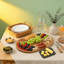 Lily Manor Bamboo Slat / Seagrass Picnic Basket