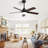 42 Inch Modern Ceiling Fan With LED Light 5 Blades Remote Control Reversible DC Motor-1096584171-1096584169