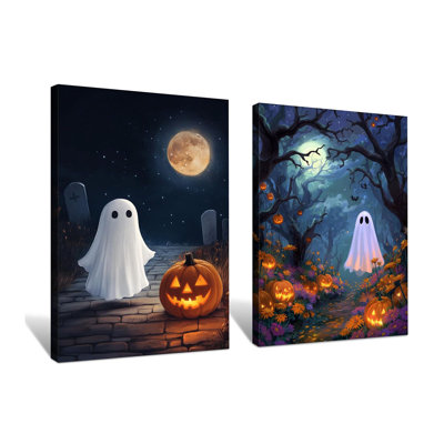 2 Piece Wrapped Canvas Wall Art