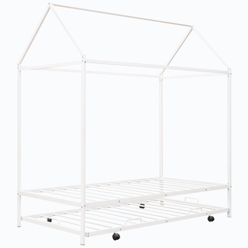 Structure de lit Stonecrest 82,63 po, Blanc