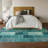 Premium Machine Washable Cerrito Teal Rug-105842315