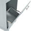 Îlot de cuisine cannelé avec armoire de rangement pour poubelle-928923651