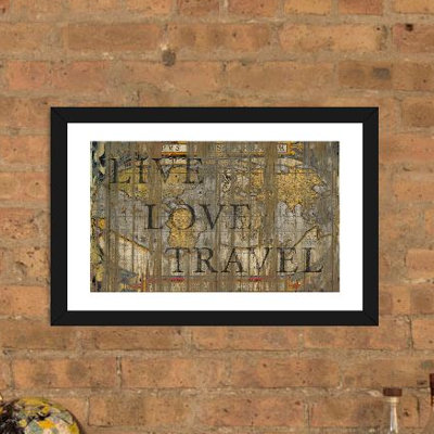 «Live Love Travel» par Diego Trigall, impression
