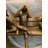 Three Wise Monkeys On Bench Large Bronze Statue Bronze - Size: 52" X 32" X 36"H