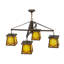 Rustic Lodge 4 - Light Chandelier
