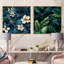 Ohiowa - Ensemble de 2 collages floraux carrés-101848078-101848075