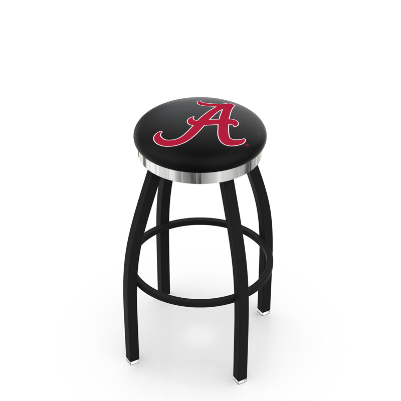 NCAA 36" Swivel Bar Stool, Alabama - "A"